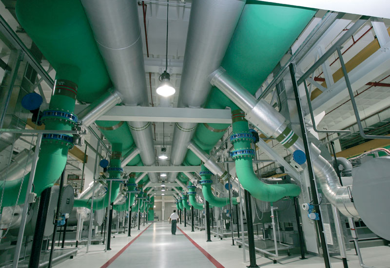 District cooling plant and chilled water infrastructure in the Middle East